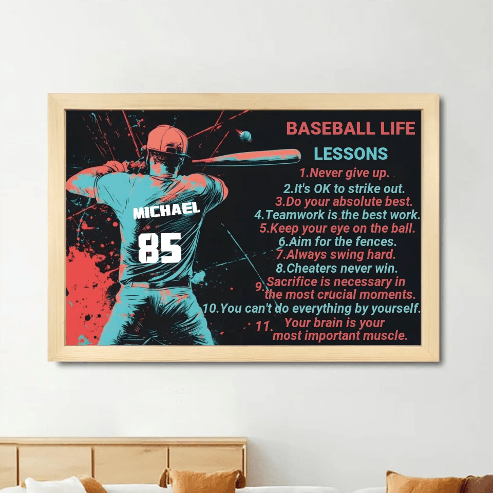 Personalized Basketball Player Life Lesson Custom Poster 752052 - 752873 - DiyGiftly