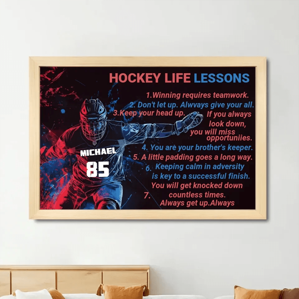 Personalized Basketball Player Life Lesson Custom Poster 752052 - 752873 - DiyGiftly