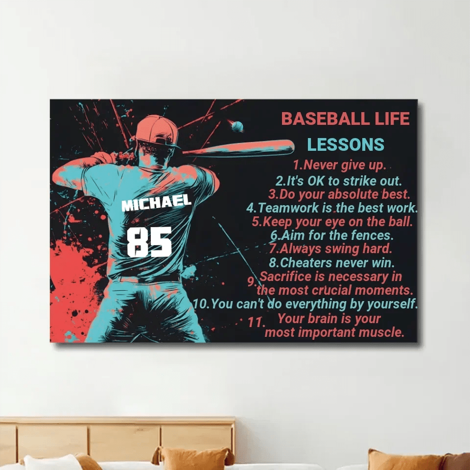 Personalized Basketball Player Life Lesson Custom Poster 752052 - 752873 - DiyGiftly