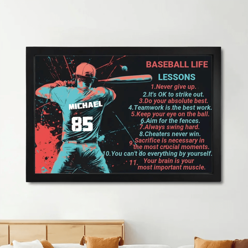 Personalized Basketball Player Life Lesson Custom Poster 752052 - 752873 - DiyGiftly
