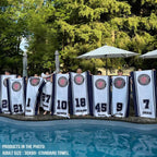 Personalized Beach Towel, Baseball Team Pool Towel with Logo, Cooperstown Gift, Gifts for Swim Teams, Softball World Series Gift 48594432 - DiyGiftly