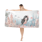 custom name beach towel gift for daughter detail view