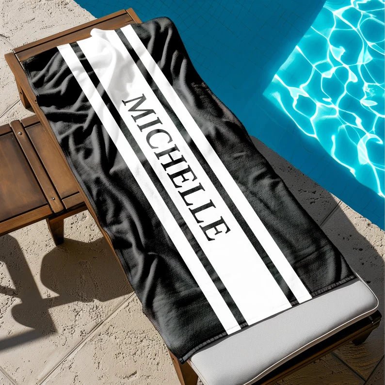 Personalized Beach Towels, Beach Towel, Custom Beach Towel, Bridesmaids Towel, Bachelorette Favor, Summit 2025, Cheer Team Gift, Pool Towel 53281280 - DiyGiftly