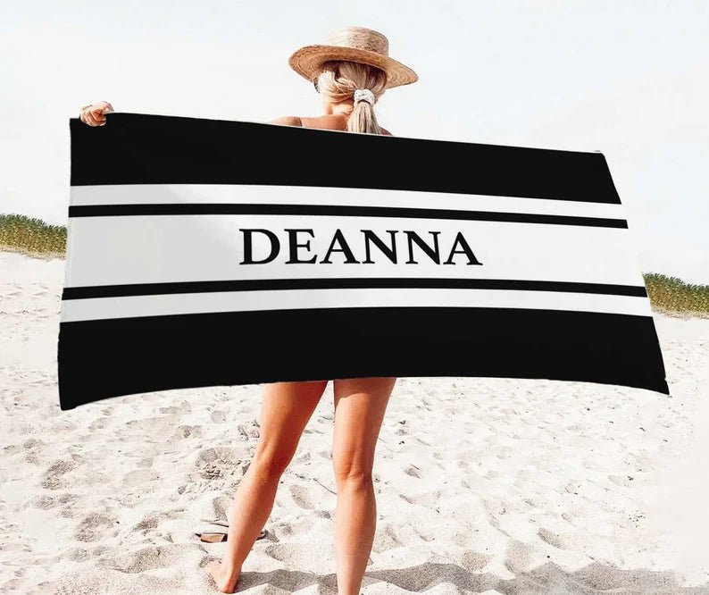 Personalized Beach Towels, Beach Towel, Custom Beach Towel, Bridesmaids Towel, Bachelorette Favor, Summit 2025, Cheer Team Gift, Pool Towel 53281280 - DiyGiftly