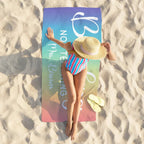 Personalized Beaching Not Teaching Quick Dry Oversized Beach Towel with Text Summer Vacation Accessories Teacher's Day Birthday Gift for Teachers 07746304 - DiyGiftly