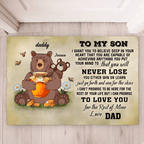 Personalized Bear Papa Dad And Child Never Lose 709991 - D - DiyGiftly