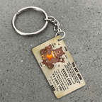 Personalized Bear Papa Dad And Child Never Lose Custom Keychain 734643 - DiyGiftly
