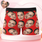 personalized face photo mens underwear soft stretch comfort gift for boyfriend custom style