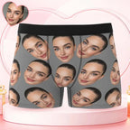 personalized face photo mens underwear gift for boyfriend custom style