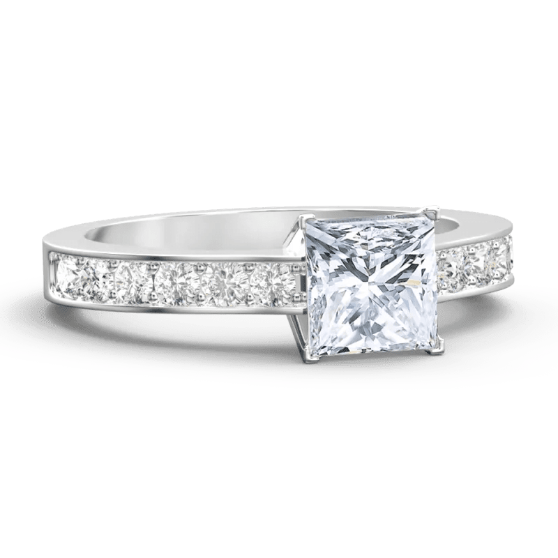 gifts for wife Eternal Love - Personalized Keepsake - Birthstone Silver Ring Eternity Ring Wedding Gift Valentines Gift - gif