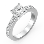gifts for wife Eternal Love - Personalized Keepsake - Birthstone Silver Ring Eternity Ring Wedding Gift Valentines Gift - gif