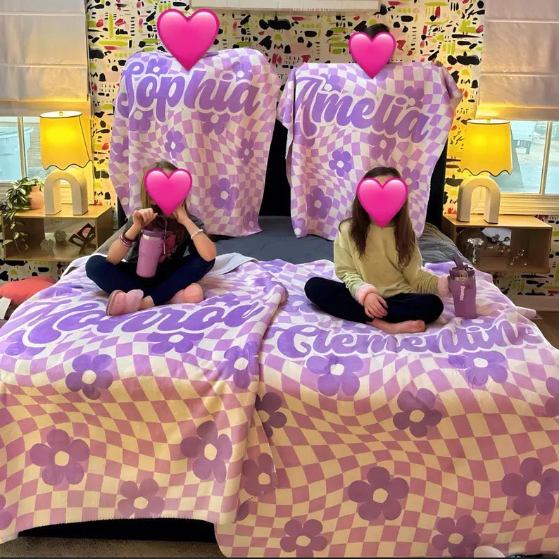 Personalized Blankets for Kids,Daisy Custom Name Blanket, Groovy One Baby Blanket, Kids Christmas Gift, Newborn Blanket, Custom Blanket 63494144 - DiyGiftly