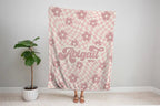 Personalized Blankets for Kids,Daisy Custom Name Blanket, Groovy One Baby Blanket, Kids Christmas Gift, Newborn Blanket, Custom Blanket 63494144 - DiyGiftly