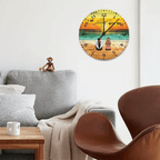 custom name wooden wall clock keepsake as a birthday gift