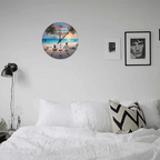 custom name wooden wall clock as a birthday gift