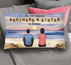 Personalized Brothers & Sisters Forever Pillow - Perfect Gift for Siblings, Memorial Keepsake 679971 - DiyGiftly