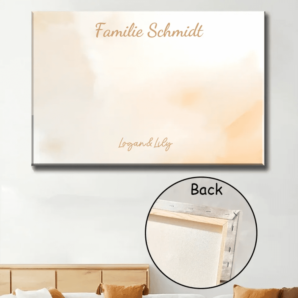 Personalized Canvas "Family Happiness" 722925 - 723014 - DiyGiftly
