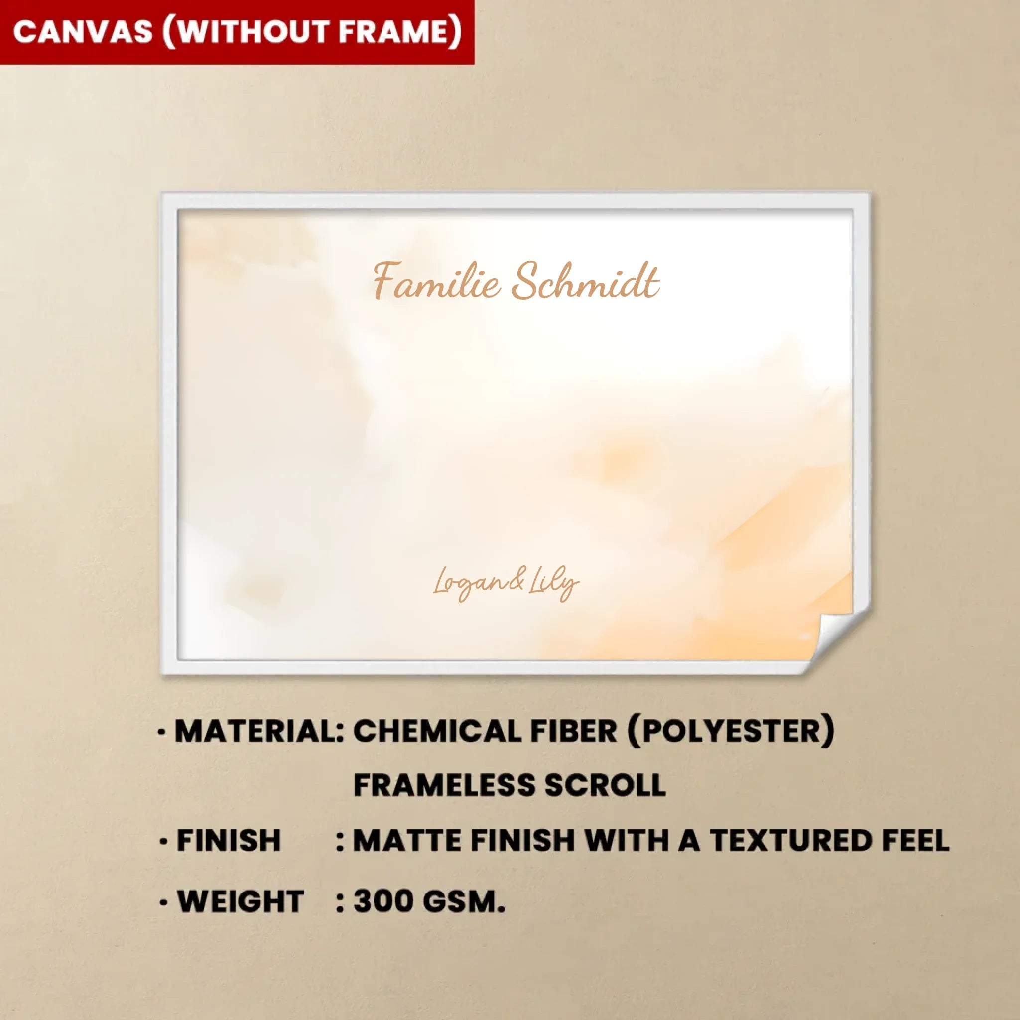 Personalized Canvas "Family Happiness" 722925 - 723014 - DiyGiftly