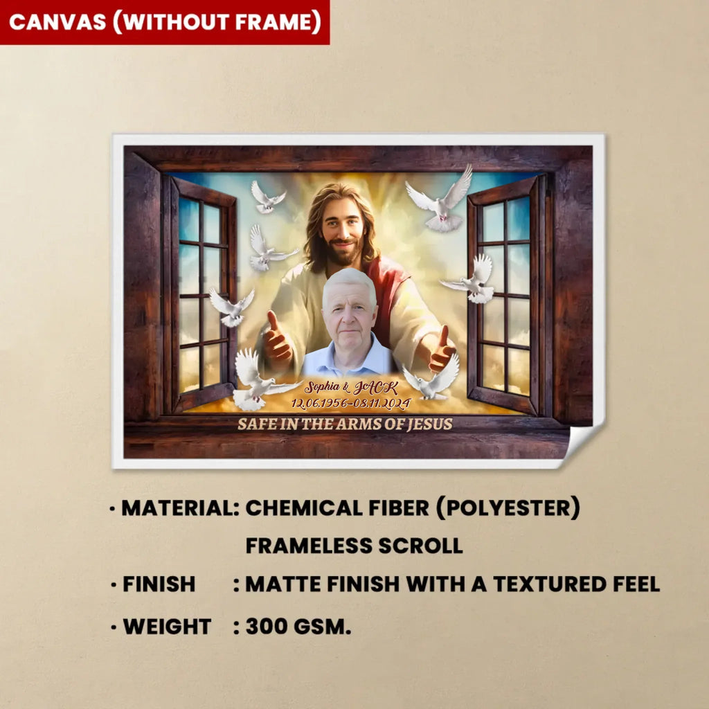 personalized photo with name canvas wooden memorial keepsake poster and canvas