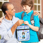 Personalized Cartoon Character Initial Insulated Lunch Bag with Name Portable Camping Essentials Back to School Birthday Gift for Boys Girls 08551936 - DiyGiftly