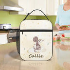 Personalized Cartoon Dragon Star Pattern Waterproof Insulated Lunch Bag with Name and Handle for Work Picnic Back to School Gift for Kids 95463936 - DiyGiftly