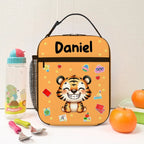 Personalized Cartoon Laughing Animal Insulated Lunch Bag with Name Daily Travel Back to School Birthday Gift for Boys Girls 19105792 - DiyGiftly