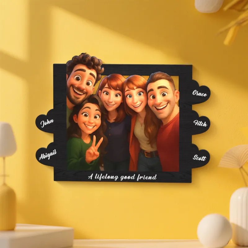 custom photo wooden desk decor for desk decor