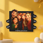 custom photo wooden desk decor for desk decor