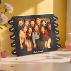 custom photo wooden desk decor as a new home gift
