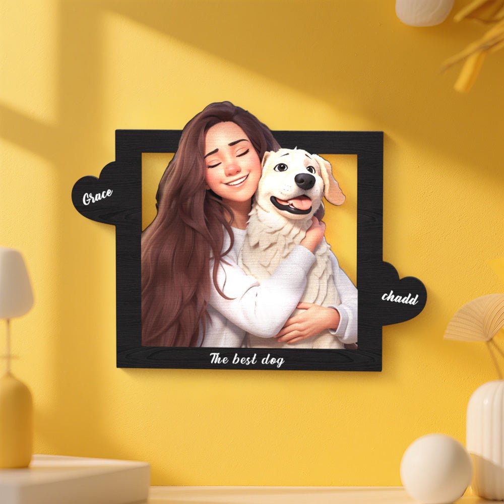 custom photo wooden desk decor keepsake as a new home gift