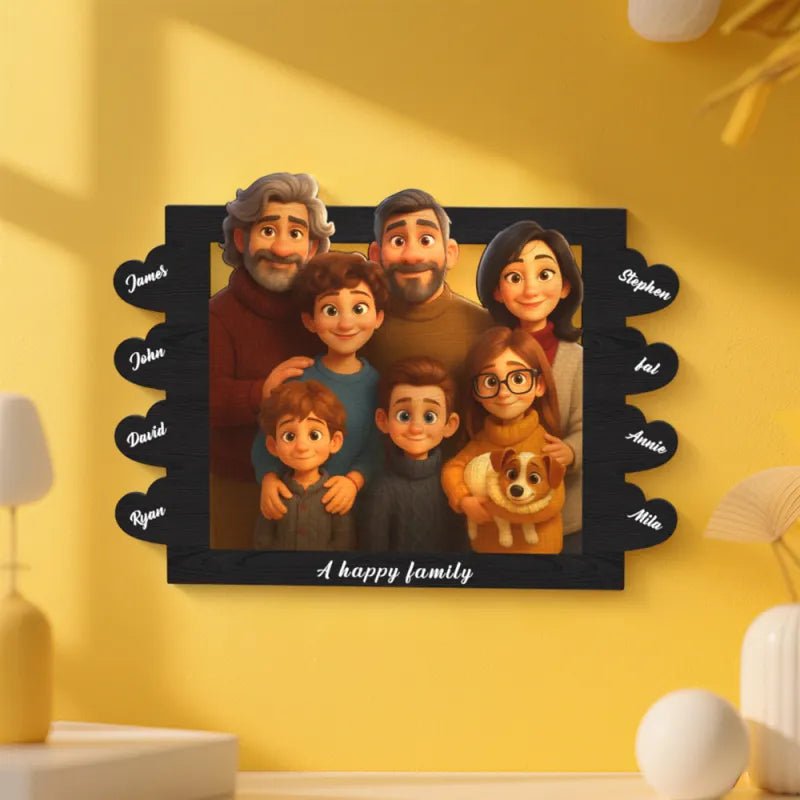 custom photo desk decor wooden as a new home gift