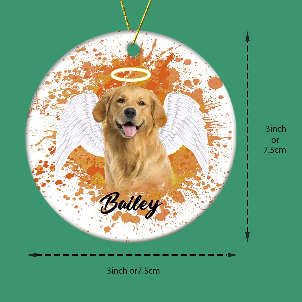 loss of cat gift personalized cat photo ornament memorial christmas tree keepsake