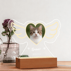 custom photo and name cat led night light loss of cat gift gentle nighttime comfort