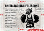 Personalized Cheerleading Life Lessons Girl Poster - Gift For Cheerleading Lovers 746324 - 746340 - DiyGiftly