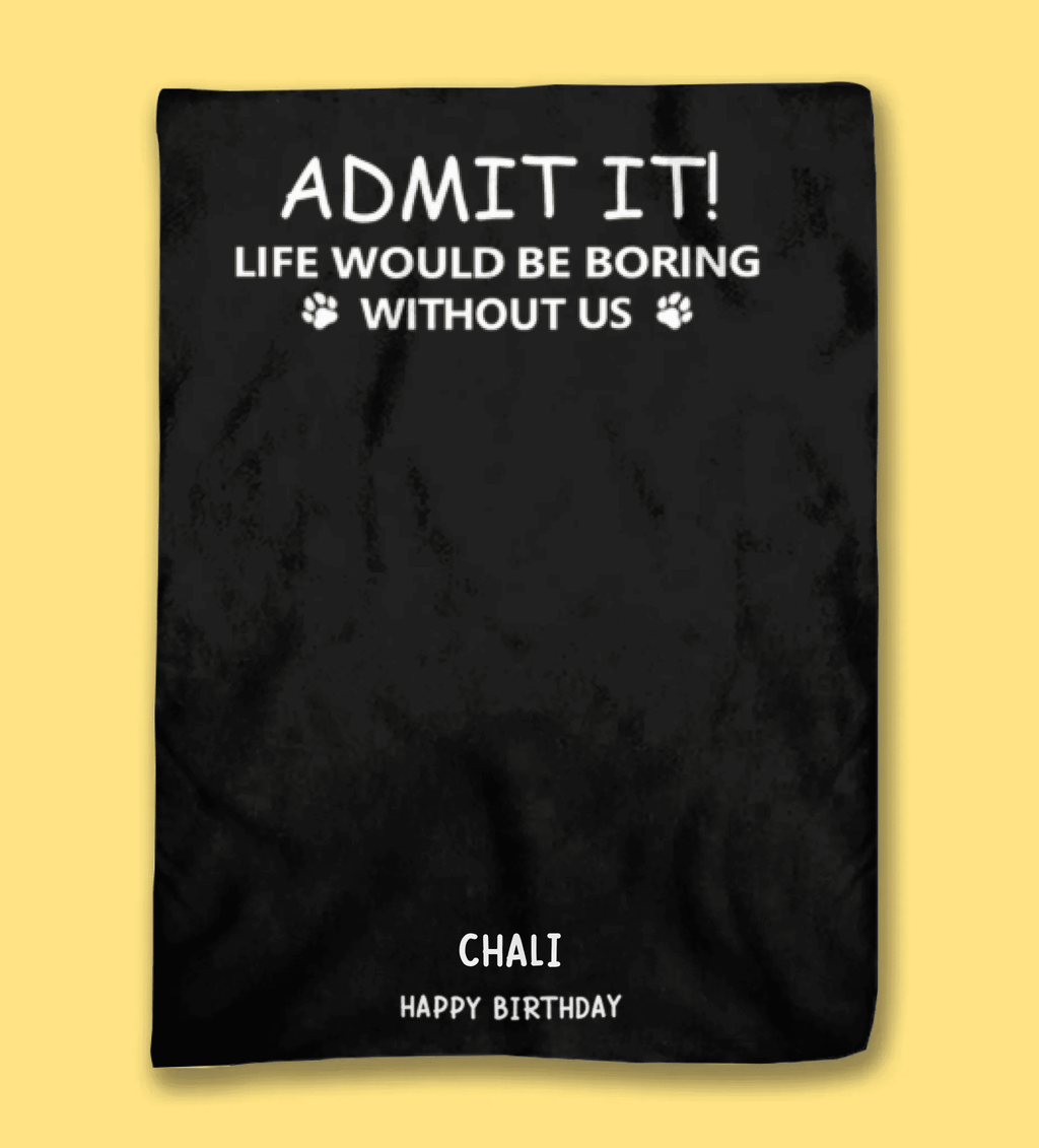 Personalized Christmas Blanket - Funny Pet - Themed Gift 716469 - M - DiyGiftly