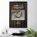 Personalized Christmas Canvas - Funny Pet - Themed Gift 716400 - 716417 - DiyGiftly