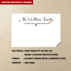 wooden canvas personalized photo memorial keepsake poster and canvas