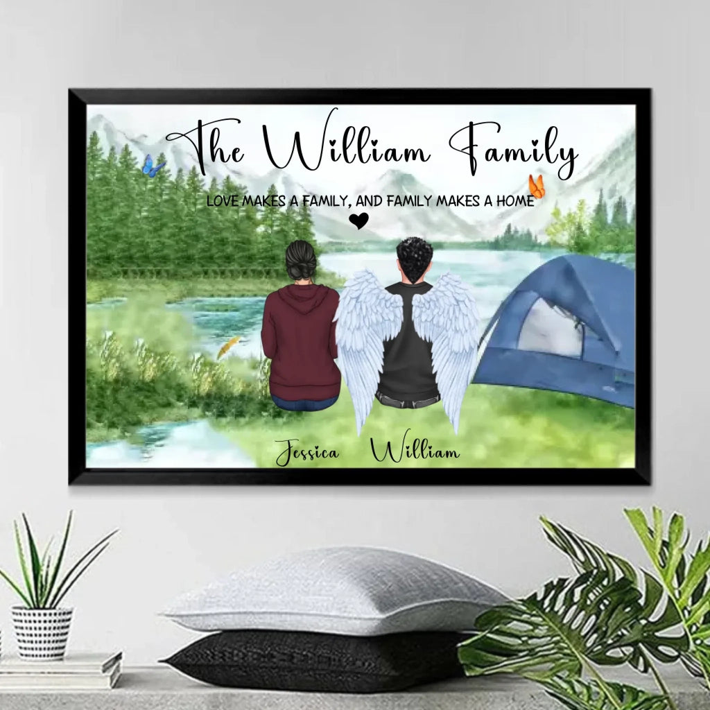 canvas personalized photo wooden christmas remembrance poster and canvas