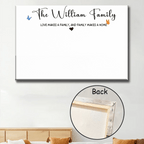 wooden canvas personalized photo remembrance gift poster and canvas