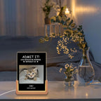 Personalized Christmas LED Night Plauqe - Funny Pet - Themed Gift 716469 - DiyGiftly