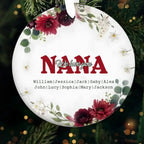 christmas tree keepsake custom name design ornament christmas gift