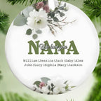 christmas tree keepsake ornament personalized names custom name design christmas gift