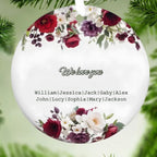 personalized ornament christmas tree keepsake custom name design christmas gift