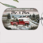Personalized Christmas Red Truck Gift - Married Couple Acrylic Keychain 737745 - DiyGiftly