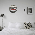 Personalized Christmas Red Truck Gift Married Couple Wall Clock 743211 - DiyGiftly