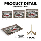 Personalized Christmas Red Truck Gift - Married Couple Wooden Plaque 730886 - DiyGiftly