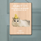 Personalized Christmas Wooden sign - Funny Pet - Themed Gift 716469 - T - DiyGiftly
