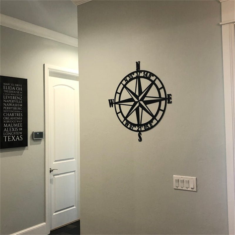 custom coordinates metal sign keepsake for wall decor