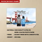 Personalized Couple Bridge Landscape Poster, Valentine's Day Gift, Anniversary Gift for Couples 746633 - 746755 - DiyGiftly