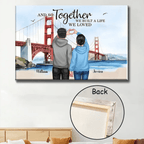 Personalized Couple Bridge Landscape Poster, Valentine's Day Gift, Anniversary Gift for Couples 746633 - 746755 - DiyGiftly